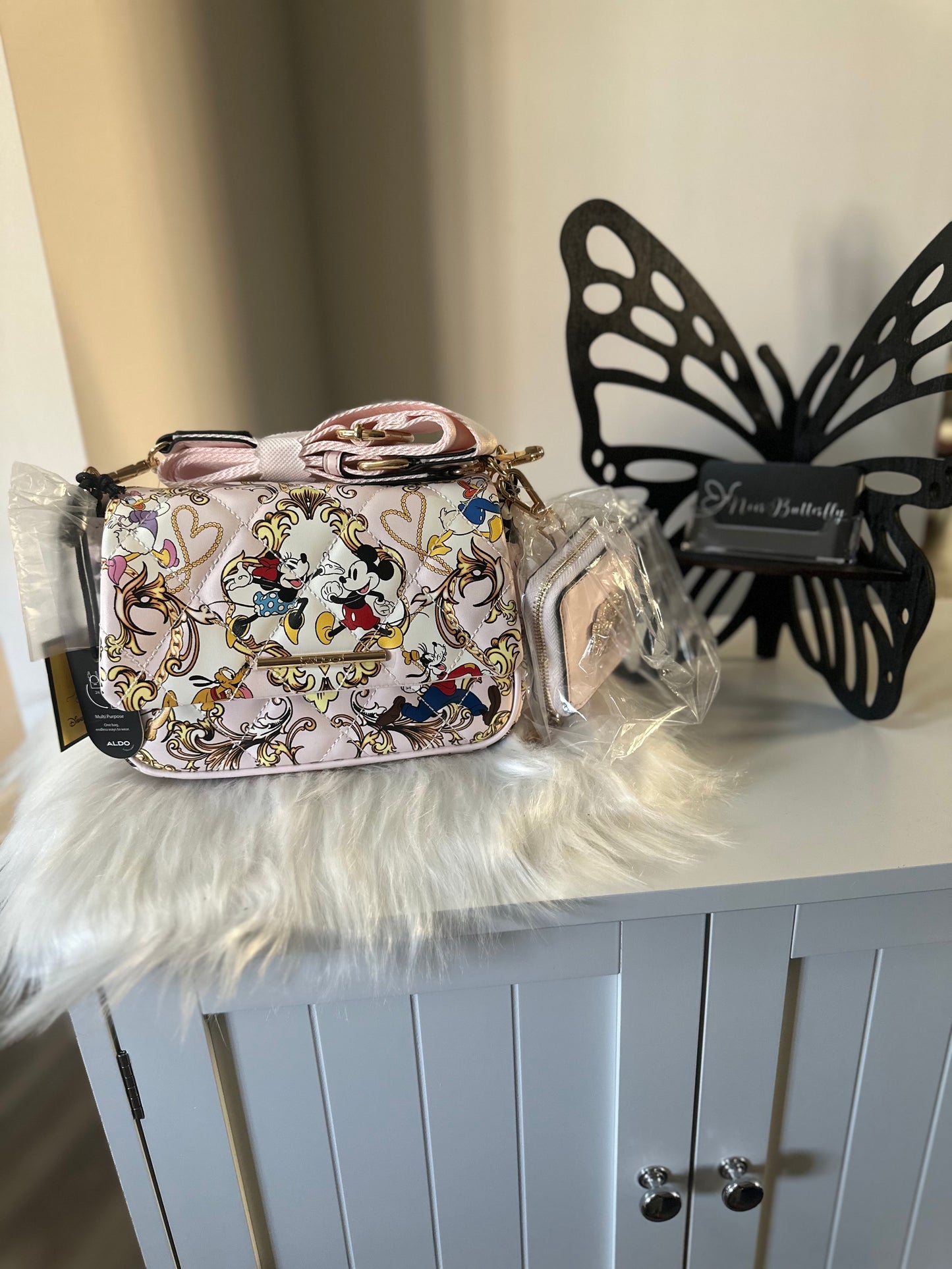 DISNEY X ALDO PINK CROSSBODY