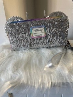 Loungefly Minnie Birthday Celebration Sequin Wallet with Confetti Bow